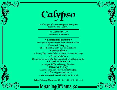 other names for calypso.